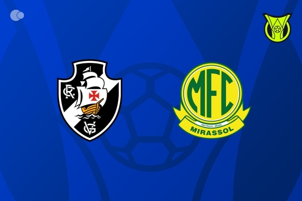 Vasco para marcar um gol no Mirassol